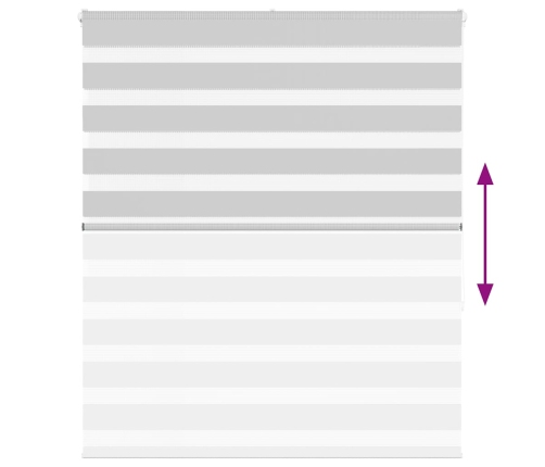 Žalūzijas Zebra 130X150 Cm Auduma Platums 125,9 Cm Poliesters Vidaxl