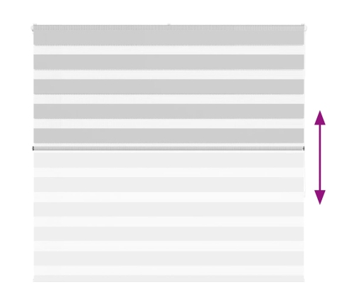 Žalūzijas Zebra 155X150 Cm Auduma Platums 150,9 Cm Poliesters Vidaxl