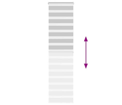 Žalūzijas Zebra 55X200 Cm Auduma Platums 50,9 Cm Poliesters Vidaxl