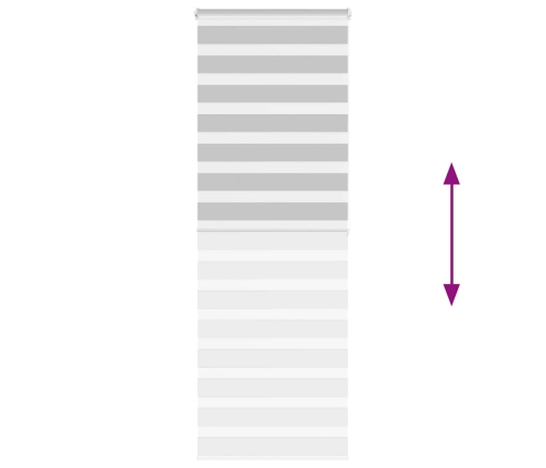 Žalūzijas Zebra 80X200 Cm Auduma Platums 75,9 Cm Poliesters Vidaxl