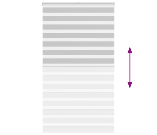 Žalūzijas Zebra 135X200 Cm Auduma Platums 130,9 Cm Poliesters Vidaxl