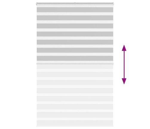Žalūzijas Zebra 145X200 Cm Auduma Platums 140,9 Cm Poliesters Vidaxl