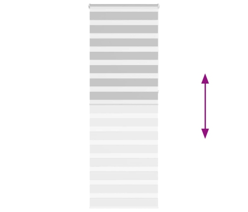 Žalūzijas Zebra 85X230 Cm Auduma Platums 80,9 Cm Poliesters Vidaxl