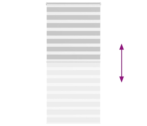 Žalūzijas Zebra 100X230 Cm Auduma Platums 95,9 Cm Poliesters Vidaxl