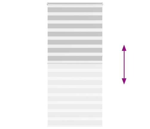 Žalūzijas Zebra 105X230 Cm Auduma Platums 100,9 Cm Poliesters Vidaxl