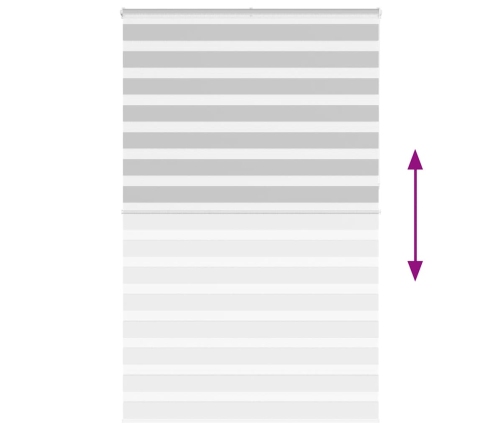 Žalūzijas Zebra 140X230 Cm Auduma Platums 135,9 Cm Poliesters Vidaxl