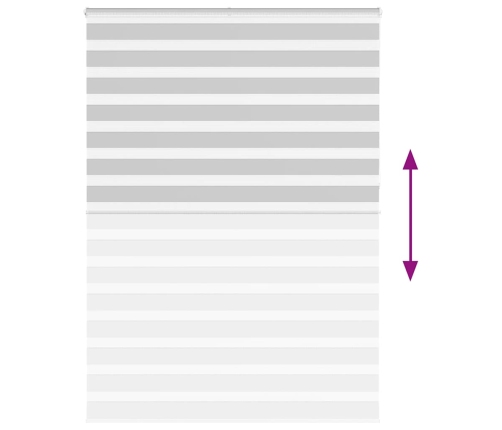 Žalūzijas Zebra 165X230 Cm Auduma Platums 160,9 Cm Poliesters Vidaxl
