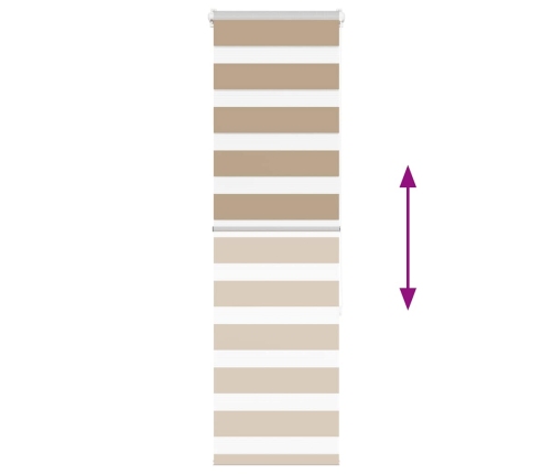 Žalūzijas Zebra 40X150 Cm Auduma Platums 35,9 Cm Poliesters Vidaxl