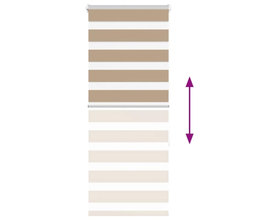 Žalūzijas Zebra 60X150 Cm Auduma Platums 55,9 Cm Poliesters Vidaxl