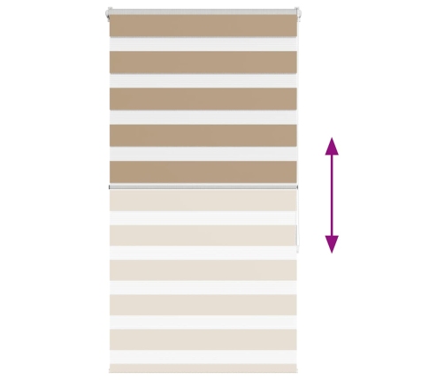 Žalūzijas Zebra 80X150 Cm Auduma Platums 75,9 Cm Poliesters Vidaxl