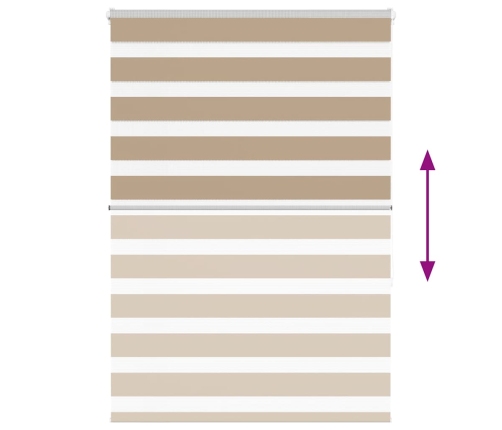 Žalūzijas Zebra 105X150 Cm Auduma Platums 100,9 Cm Poliesters Vidaxl