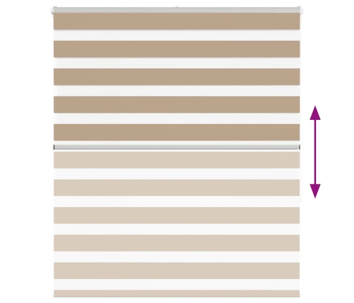 Žalūzijas Zebra 135X150 Cm Auduma Platums 130,9 Cm Poliesters Vidaxl