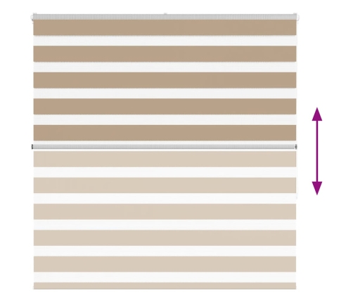 Žalūzijas Zebra 145X150 Cm Auduma Platums 140,9 Cm Poliesters Vidaxl