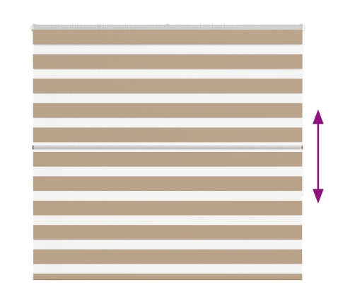 Žalūzijas Zebra 155X150 Cm Auduma Platums 150,9 Cm Poliesters Vidaxl