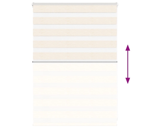Žalūzijas Zebra 110X100 Cm Auduma Platums 105,9 Cm Poliesters Vidaxl