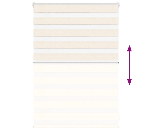 Žalūzijas Zebra 115X100 Cm Auduma Platums 110,9 Cm Poliesters Vidaxl