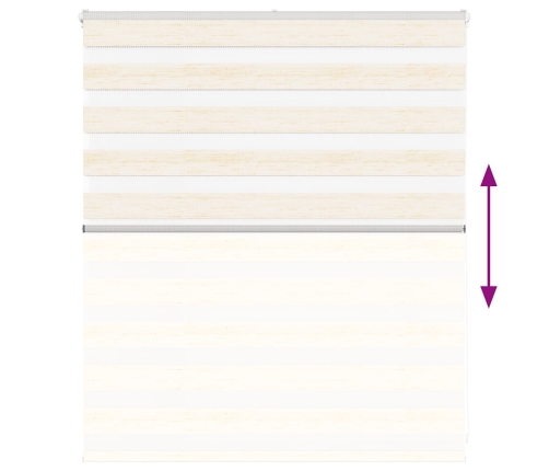 Žalūzijas Zebra 130X100 Cm Auduma Platums 125,9 Cm Poliesters Vidaxl