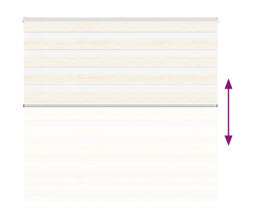Žalūzijas Zebra 155X100 Cm Auduma Platums 150,9 Cm Poliesters Vidaxl