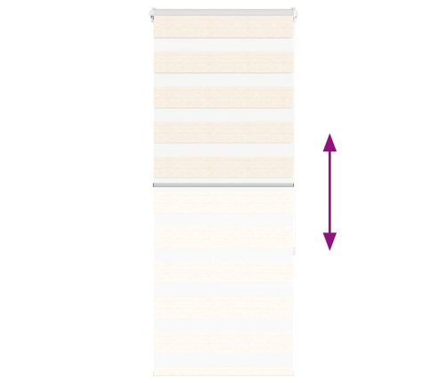 Žalūzijas Zebra 55X150 Cm Auduma Platums 50,9 Cm Poliesters Vidaxl