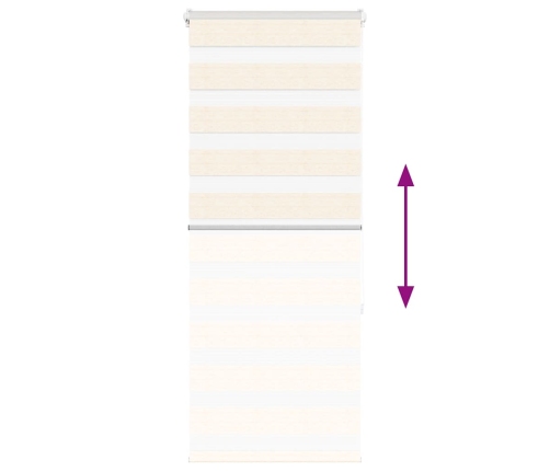 Žalūzijas Zebra 60X150 Cm Auduma Platums 55,9 Cm Poliesters Vidaxl