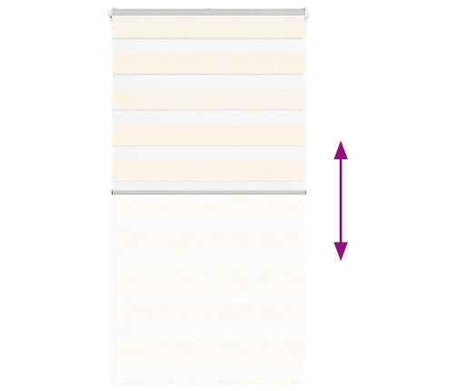 Žalūzijas Zebra 85X150 Cm Auduma Platums 80,9 Cm Poliesters Vidaxl