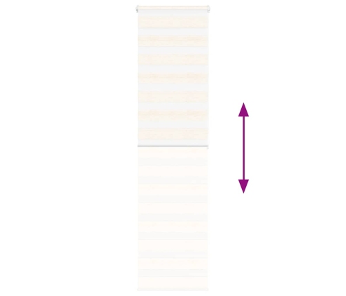 Žalūzijas Zebra 65X200 Cm Auduma Platums 60,9 Cm Poliesters Vidaxl