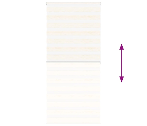 Žalūzijas Zebra 100X200 Cm Auduma Platums 95,9 Cm Poliesters Vidaxl
