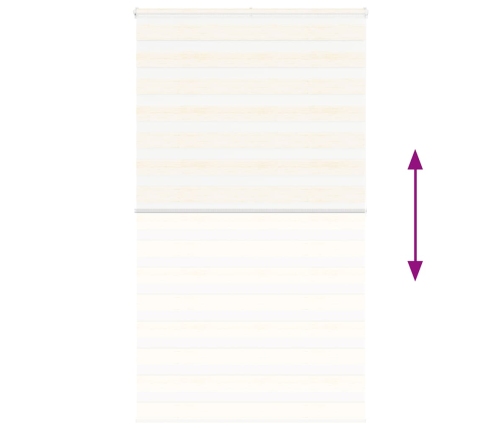 Žalūzijas Zebra 125X200 Cm Auduma Platums 120,9 Cm Poliesters Vidaxl