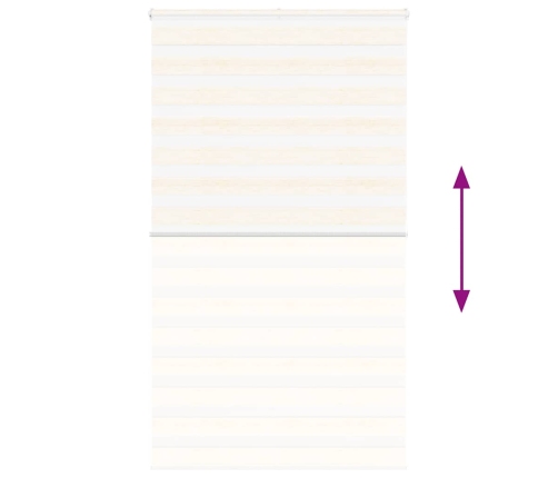 Žalūzijas Zebra 130X200 Cm Auduma Platums 125,9 Cm Poliesters Vidaxl