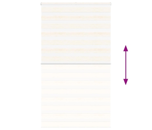 Žalūzijas Zebra 135X200 Cm Auduma Platums 130,9 Cm Poliesters Vidaxl