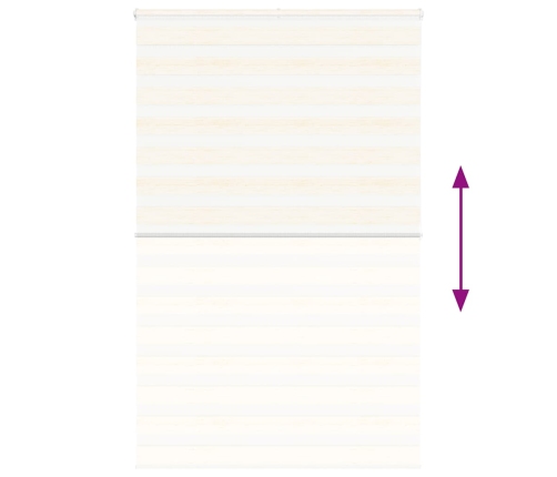 Žalūzijas Zebra 140X200 Cm Auduma Platums 135,9 Cm Poliesters Vidaxl