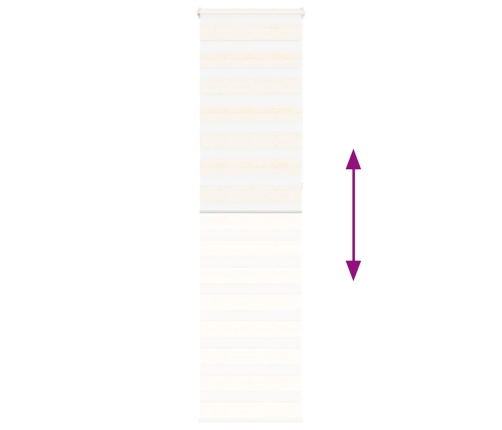 Žalūzijas Zebra 60X230 Cm Auduma Platums 55,9 Cm Poliesters Vidaxl