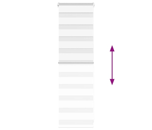 Žalūzijas Zebra 40X100 Cm Auduma Platums 35,9 Cm Poliesters Vidaxl