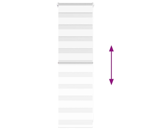 Žalūzijas Zebra 45X100 Cm Auduma Platums 40,9 Cm Poliesters Vidaxl