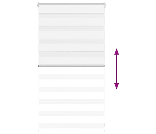 Žalūzijas Zebra 70X100 Cm Auduma Platums 65,9 Cm Poliesters Vidaxl