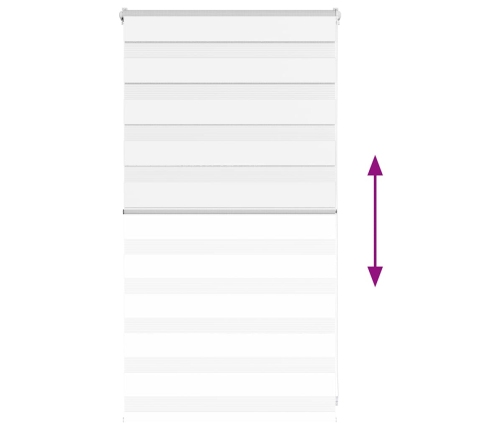 Žalūzijas Zebra 75X100 Cm Auduma Platums 70,9 Cm Poliesters Vidaxl