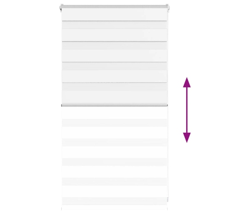 Žalūzijas Zebra 85X100 Cm Auduma Platums 80,9 Cm Poliesters Vidaxl