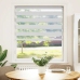 Žalūzijas Zebra 100X100 Cm Auduma Platums 95,9 Cm Poliesters Vidaxl