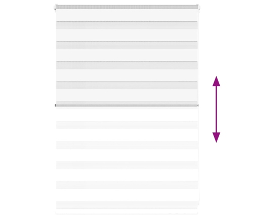 Žalūzijas Zebra 115X100 Cm Auduma Platums 110,9 Cm Poliesters Vidaxl