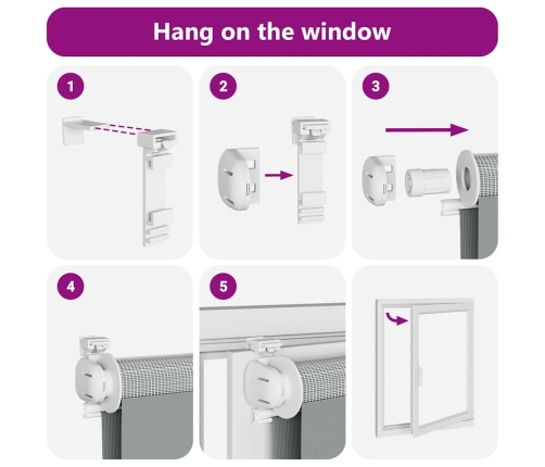 Žalūzijas Zebra 125X100 Cm Auduma Platums 120,9 Cm Poliesters Vidaxl