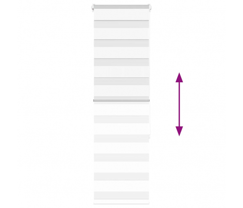 Žalūzijas Zebra 45X150 Cm Auduma Platums 40,9 Cm Poliesters Vidaxl