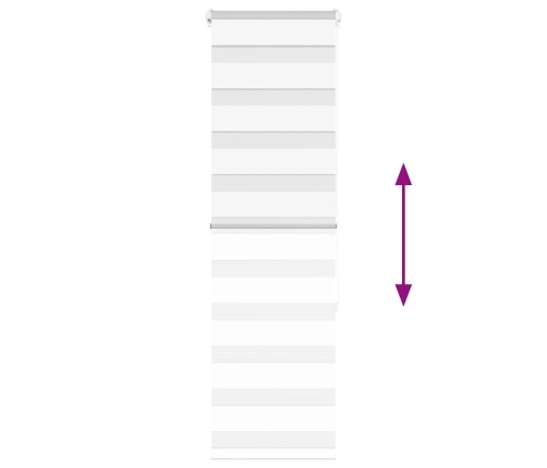 Žalūzijas Zebra 50X150 Cm Auduma Platums 45,9 Cm Poliesters Vidaxl