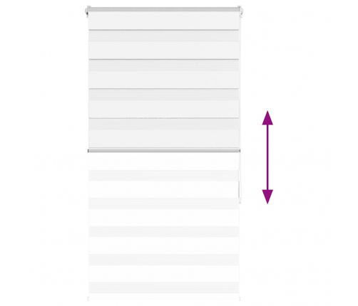 Žalūzijas Zebra 75X150 Cm Auduma Platums 70,9 Cm Poliesters Vidaxl