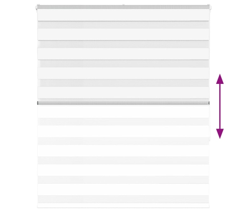 Žalūzijas Zebra 130X150 Cm Auduma Platums 125,9 Cm Poliesters Vidaxl