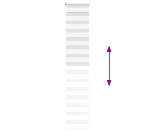 Žalūzijas Zebra 45X200 Cm Auduma Platums 40,9 Cm Poliesters Vidaxl