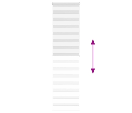 Žalūzijas Zebra 55X200 Cm Auduma Platums 50,9 Cm Poliesters Vidaxl