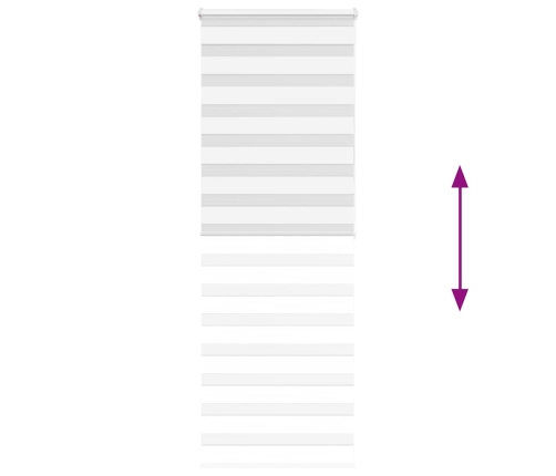 Žalūzijas Zebra 80X200 Cm Auduma Platums 75,9 Cm Poliesters Vidaxl