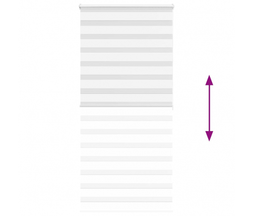 Žalūzijas Zebra 115X200 Cm Auduma Platums 110,9 Cm Poliesters Vidaxl