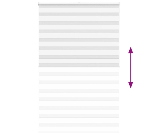 Žalūzijas Zebra 140X200 Cm Auduma Platums 135,9 Cm Poliesters Vidaxl