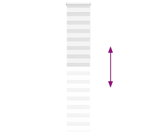 Žalūzijas Zebra 40X230 Cm Auduma Platums 35,9 Cm Poliesters Vidaxl